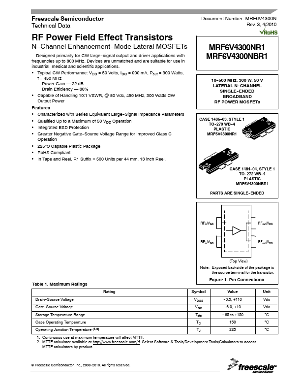 MRF6V4300NBR1