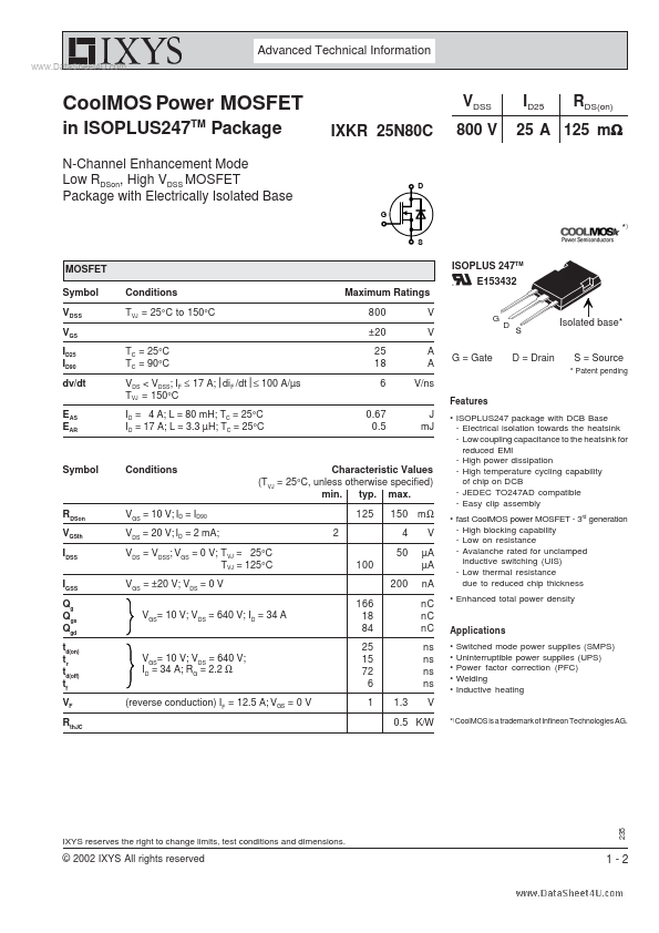 IXKR25N80C