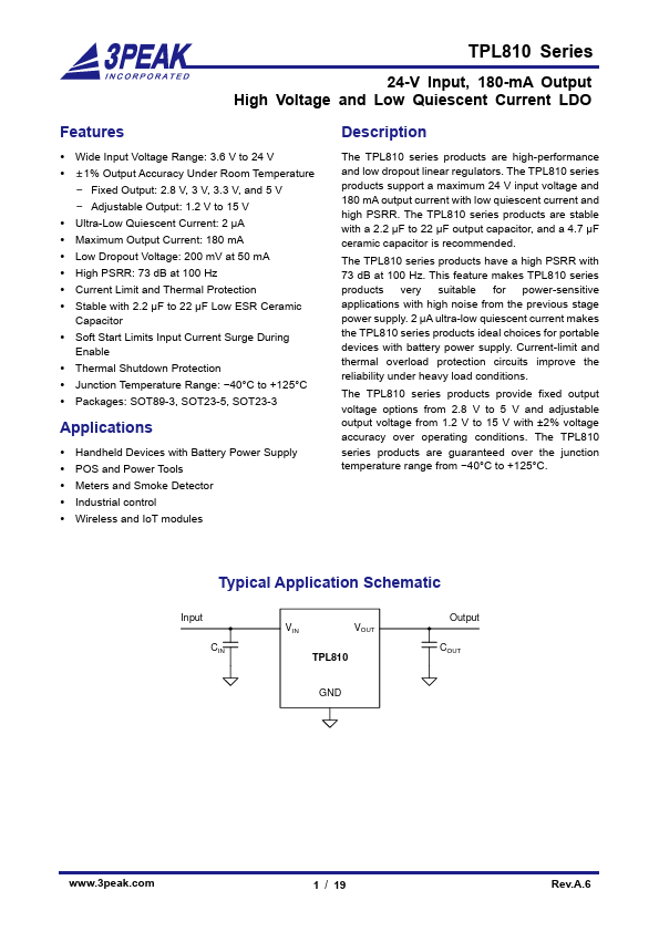 TPL810 Datasheet Preview