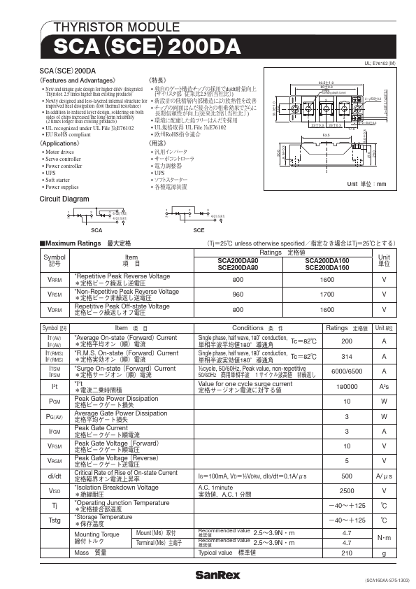 SCA200DA160