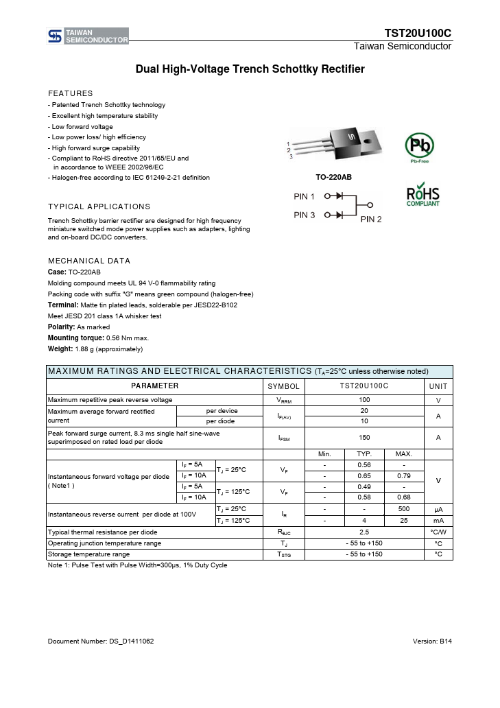 TST20U100C