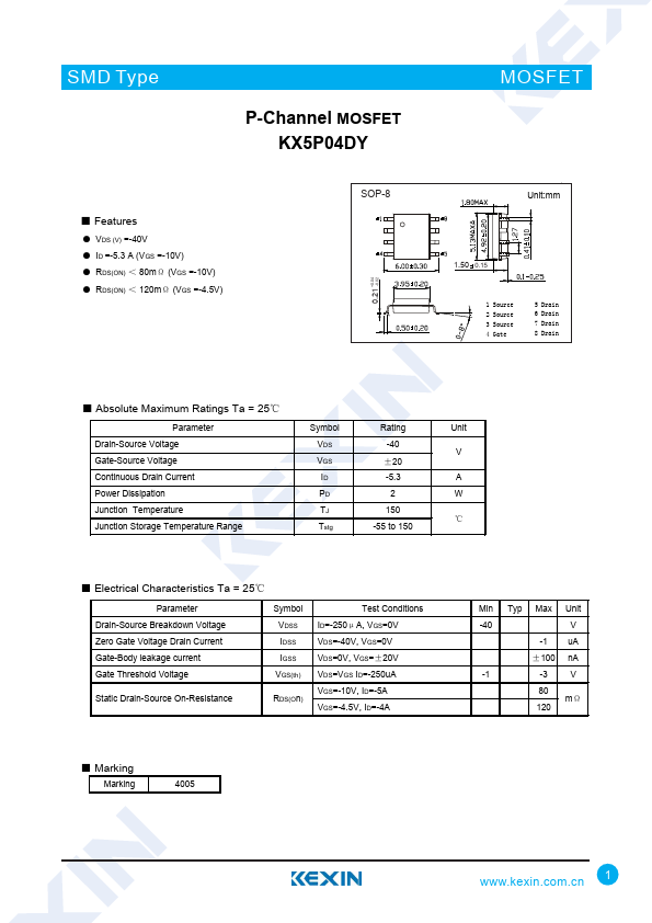 KX5P04DY