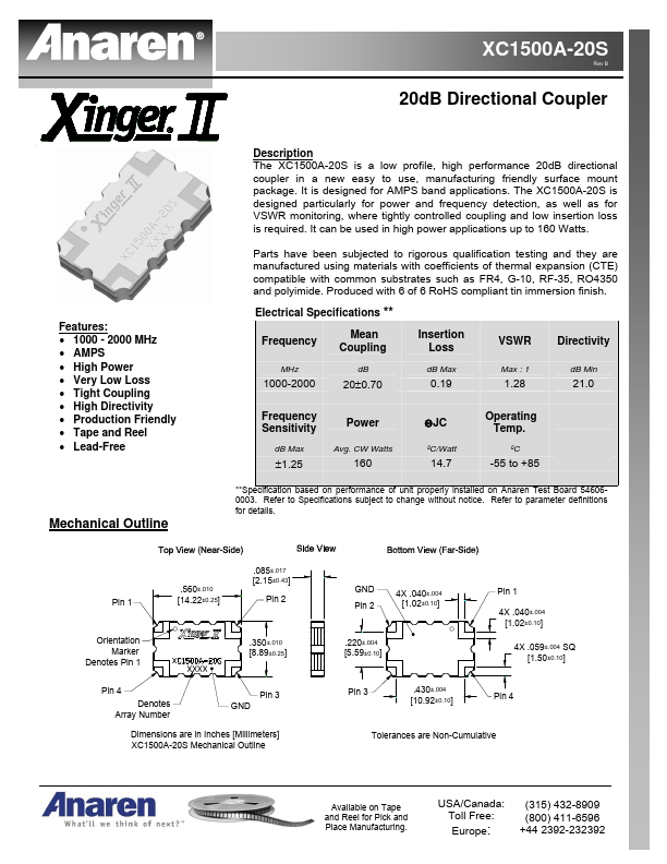 XC1500A-20S