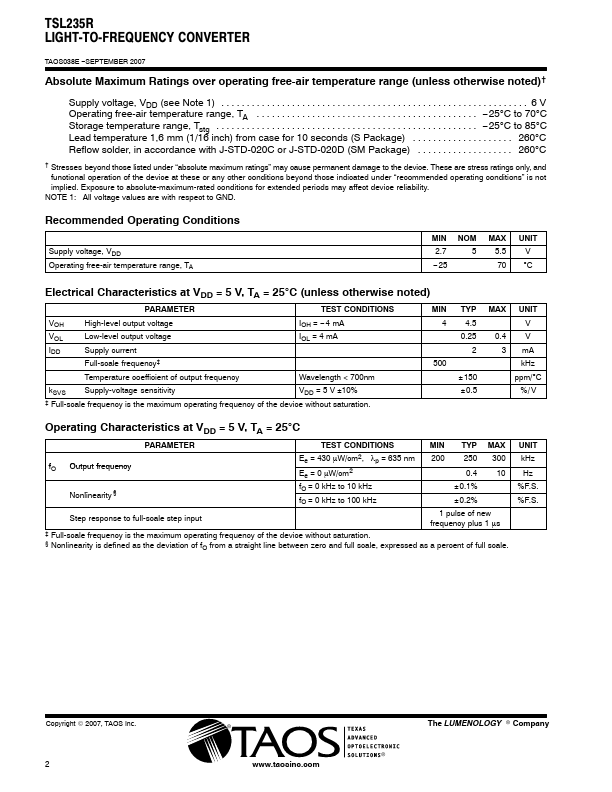 TSL235R