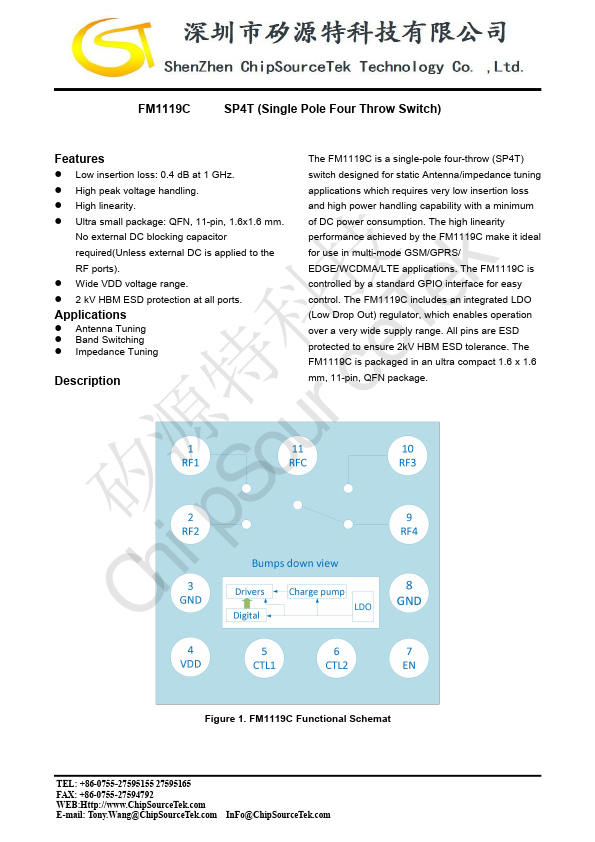 FM1119C Datasheet Preview