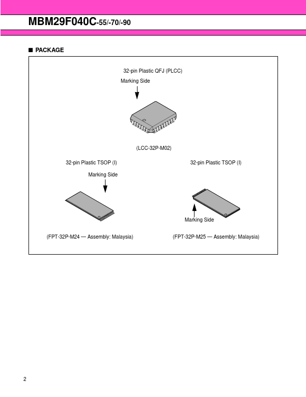 MBM29F040C-55