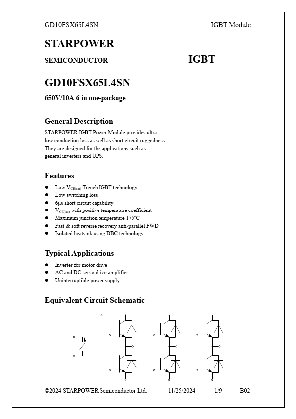 GD10FSX65L4SN Datasheet Preview