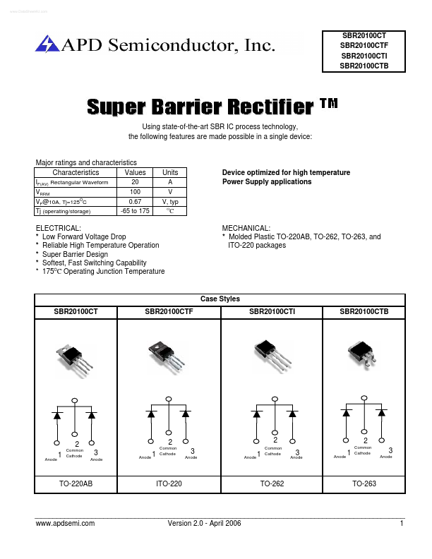 SBR20100CT