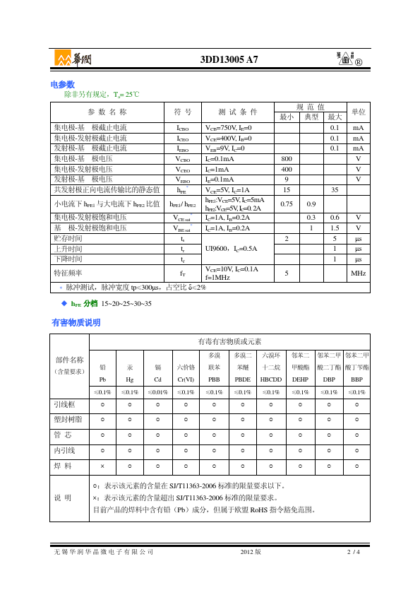 3DD13005A7