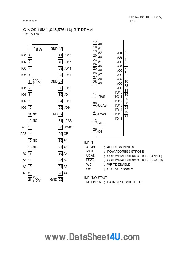 UPD4218160LE-60