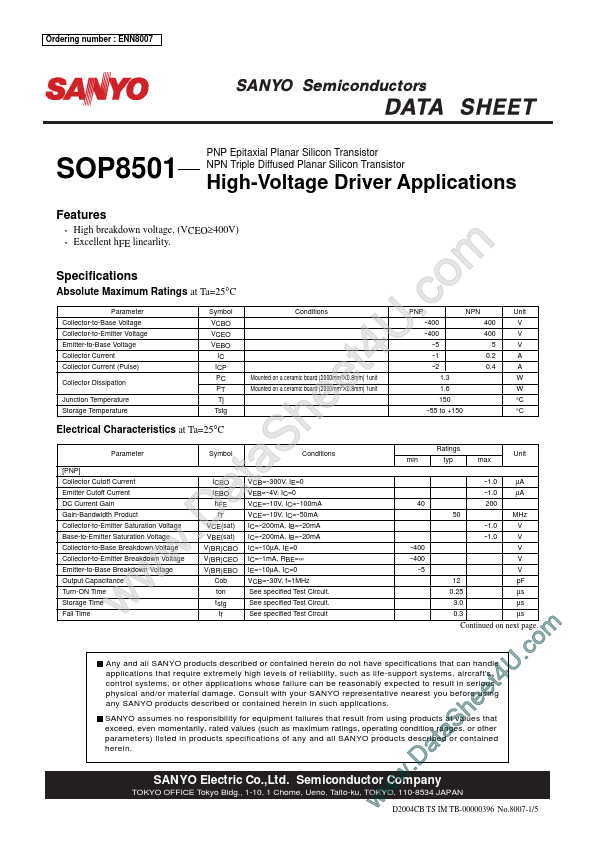 SOP8501