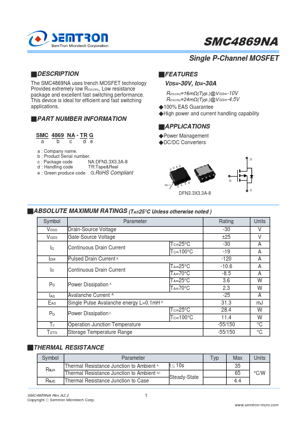SMC4869NA Datasheet Preview