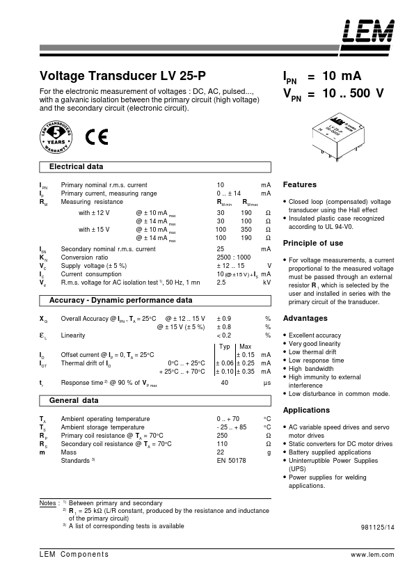 LV25P