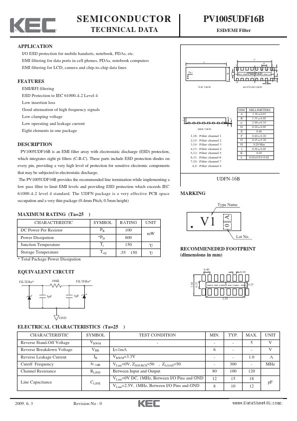 PV1005UDF16B