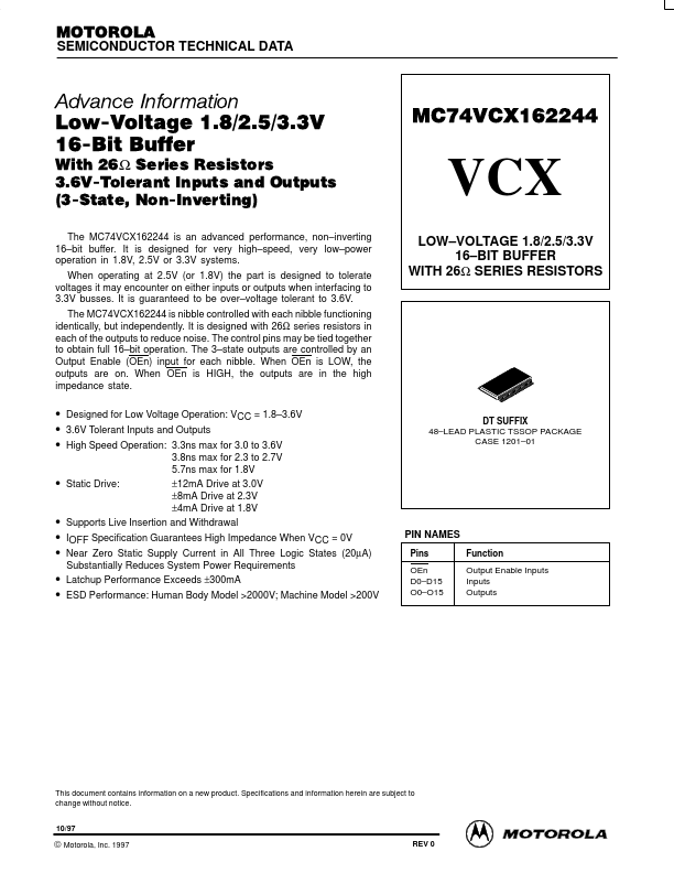 MC74VCX162244
