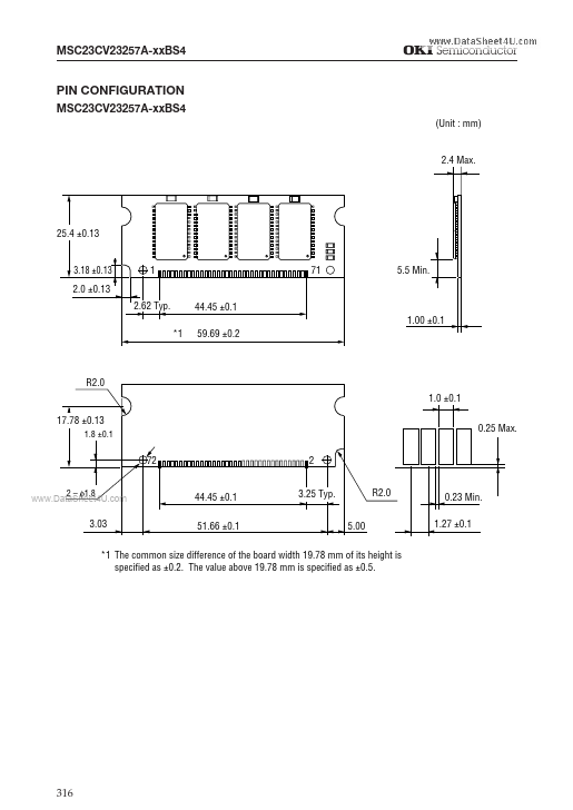 MSC23CV23257A-xxBS4