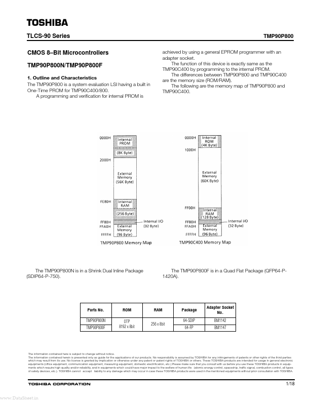 TMP90P800