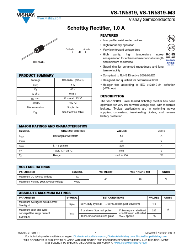 VS-1N5819-M3