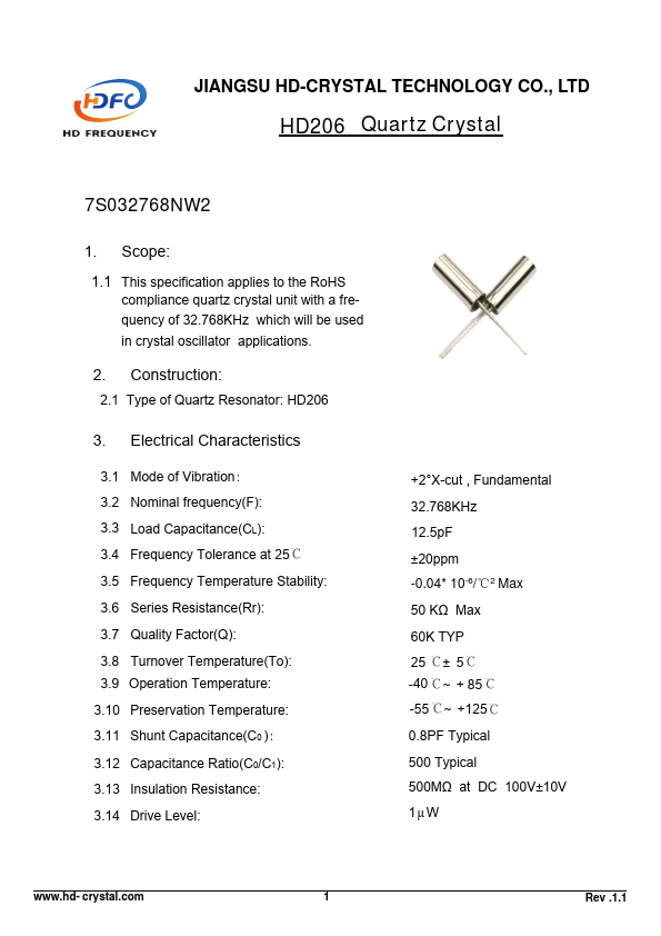 HD206 Datasheet Preview