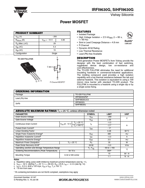 SiHFI9630G