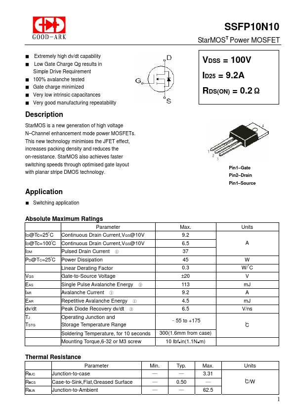 SSFP10N10