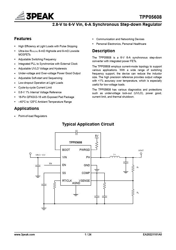 TPP05608 Datasheet Preview