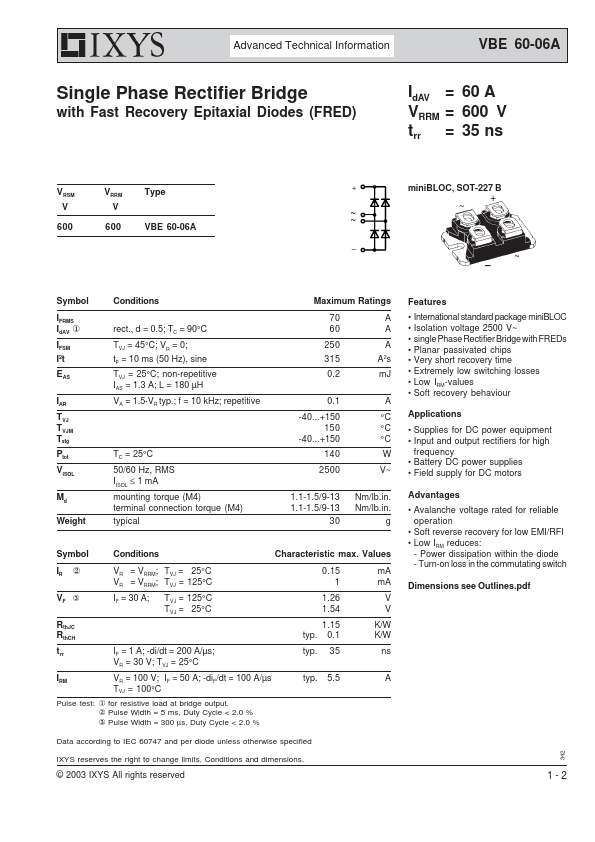 VBE60-06A