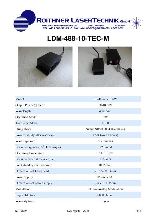 LDM-488-10-TEC-M