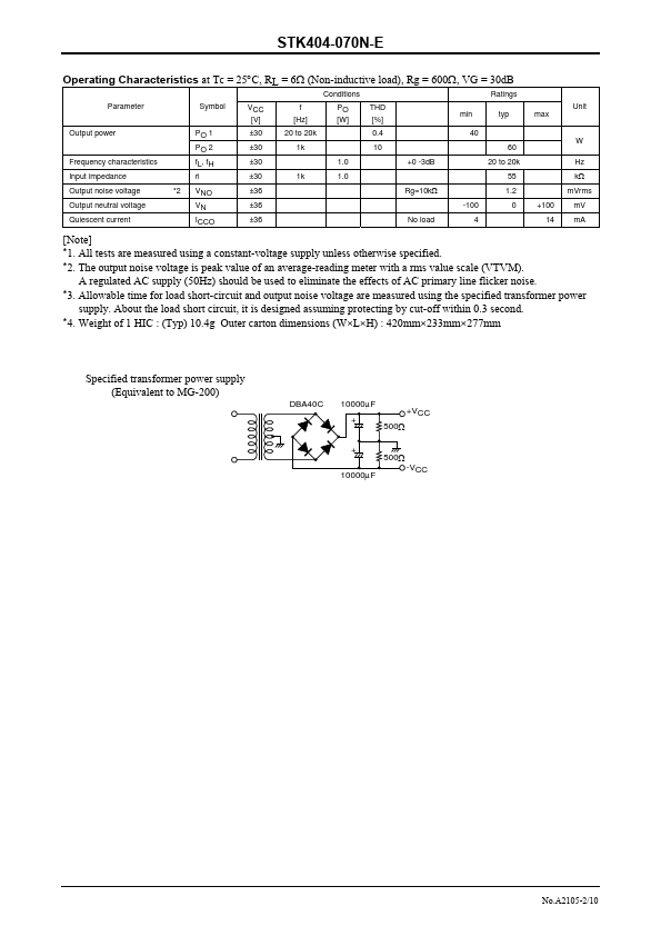 STK404-070N-E