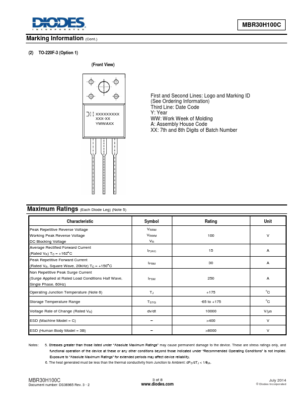 MBR30H100C