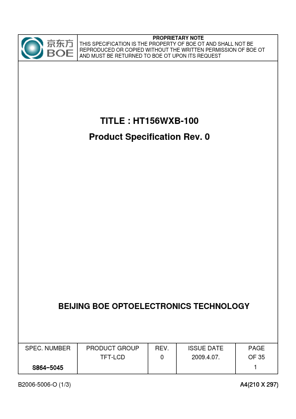 HT156WXB-100