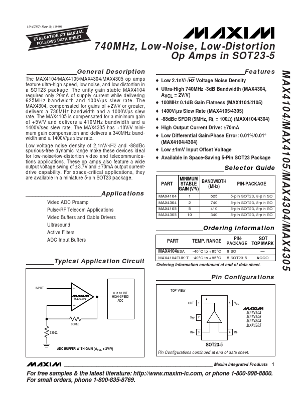 MAX4104