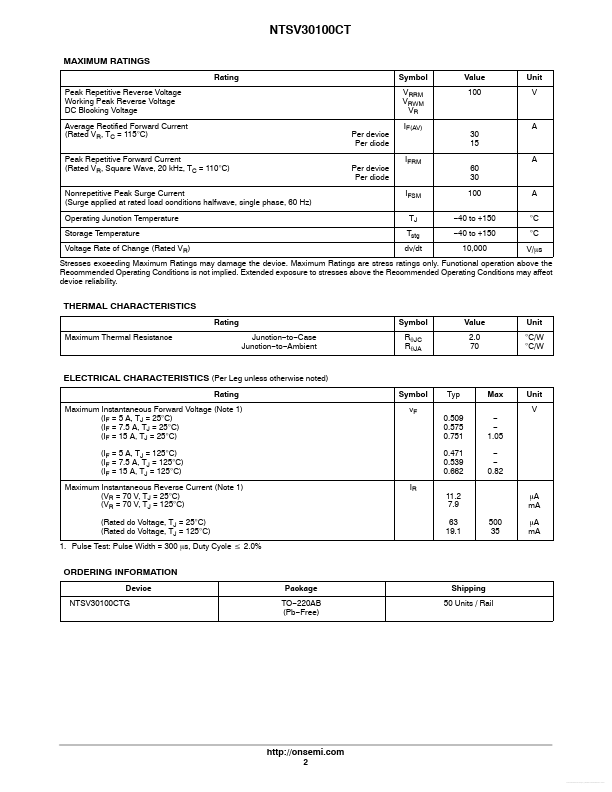 NTSV30100CT