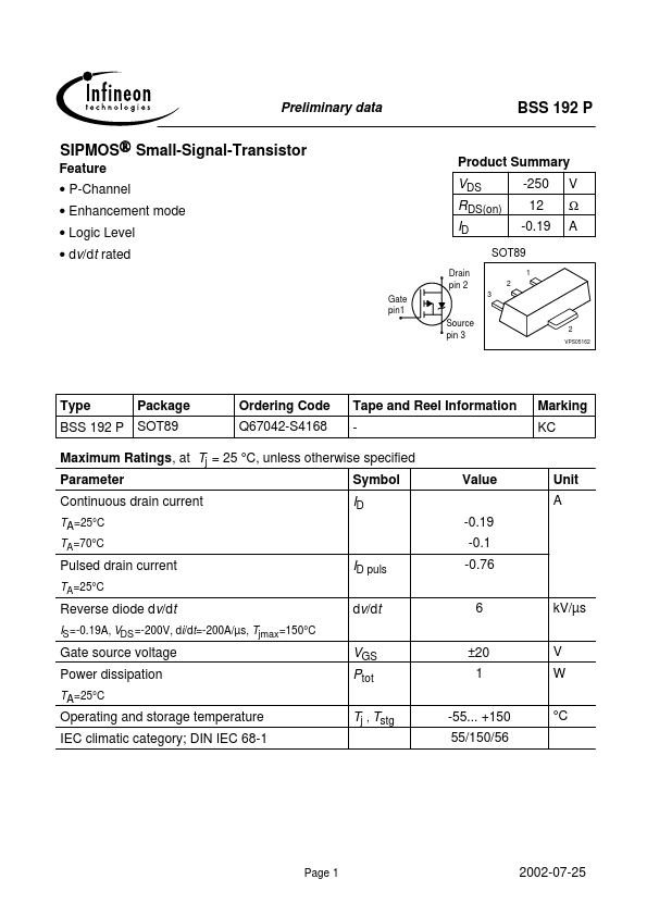 BSS192P