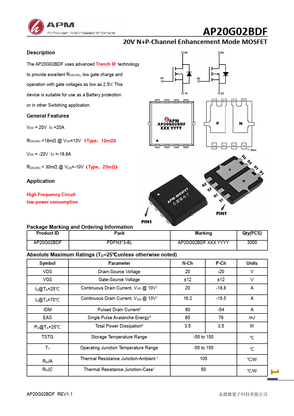 AP20G02BDF Datasheet Preview