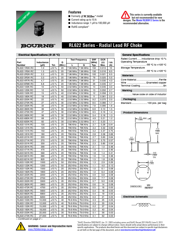 RL622-183K-RC Datasheet Preview