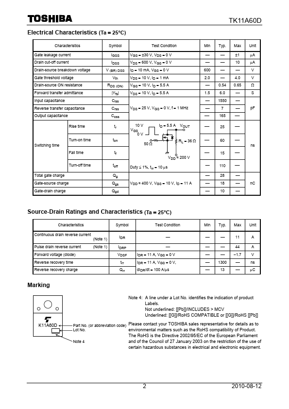 TK11A60D