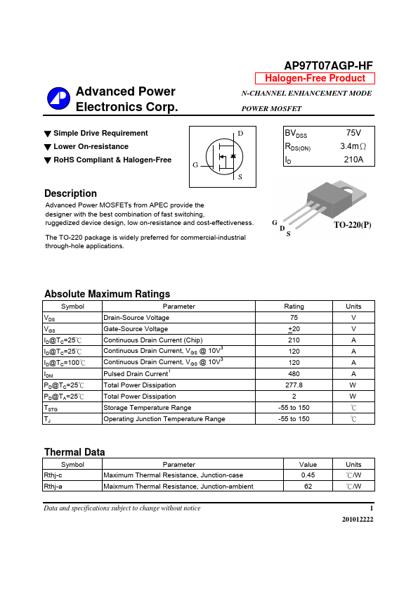 AP97T07AGP-HF