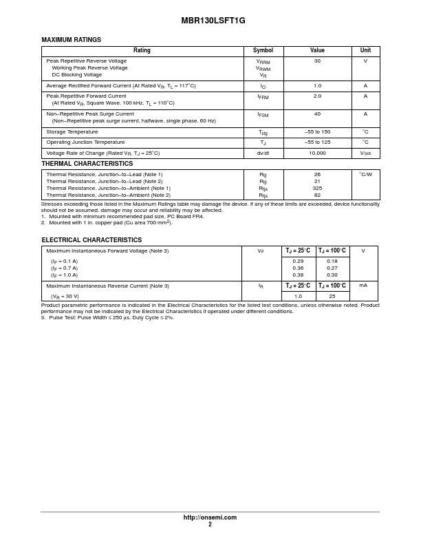 MBR130LSFT1G