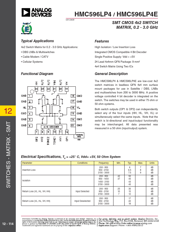 HMC596LP4E