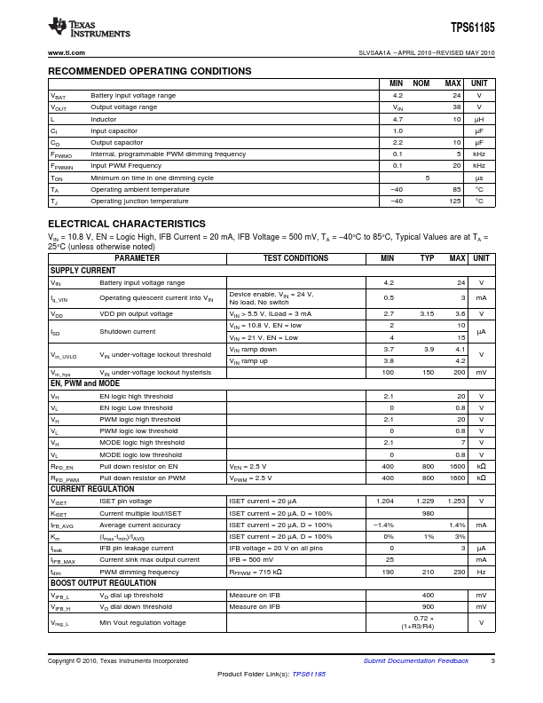 TPS61185