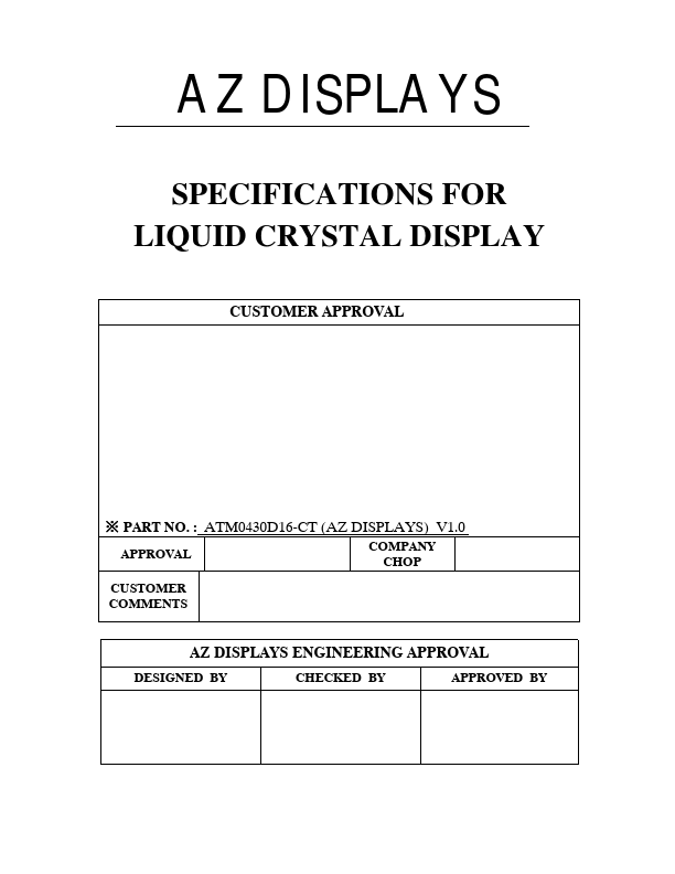ATM0430D16-CT Datasheet Preview