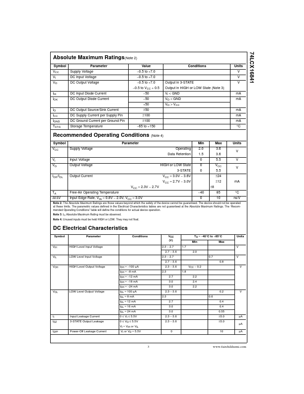 74LCX16841