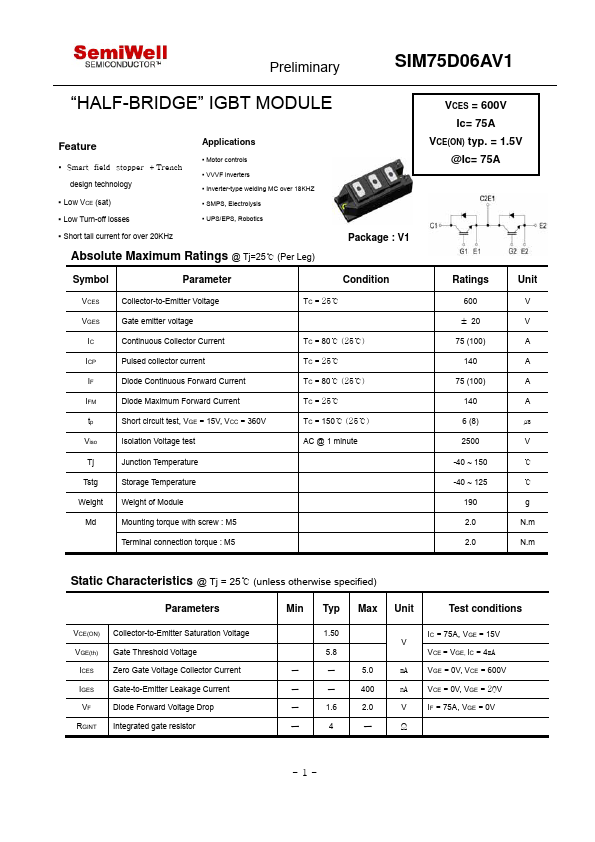 SIM75D06AV1