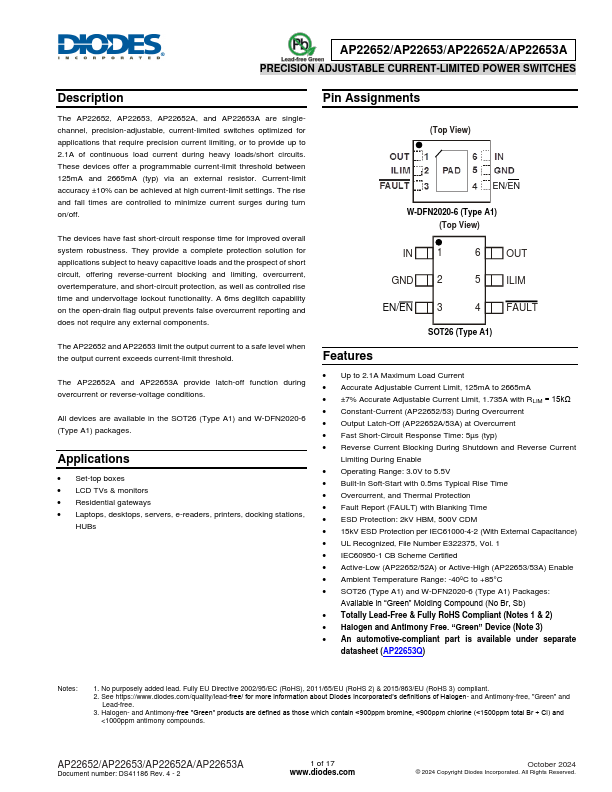 AP22653 Datasheet Preview