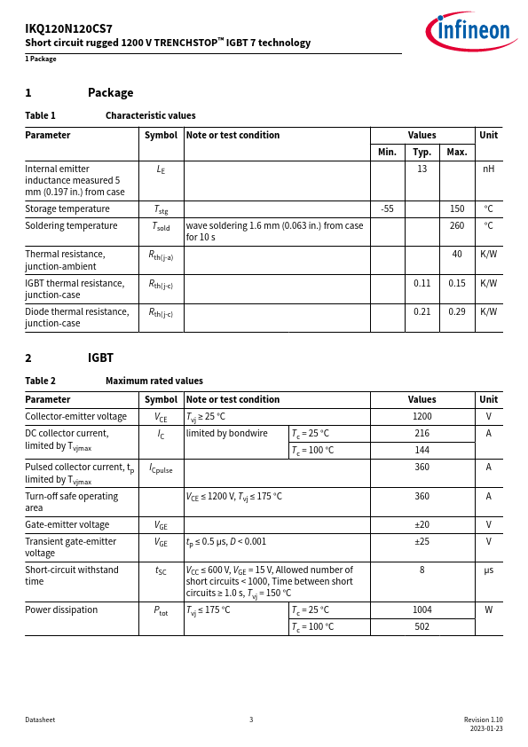 IKQ120N120CS7