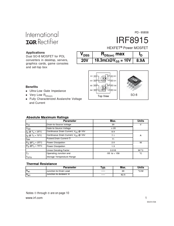 IRF8915