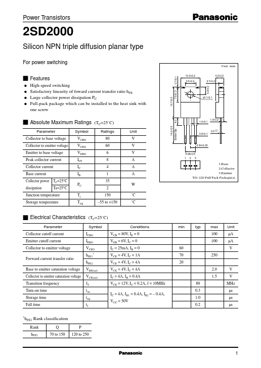 2SD2000