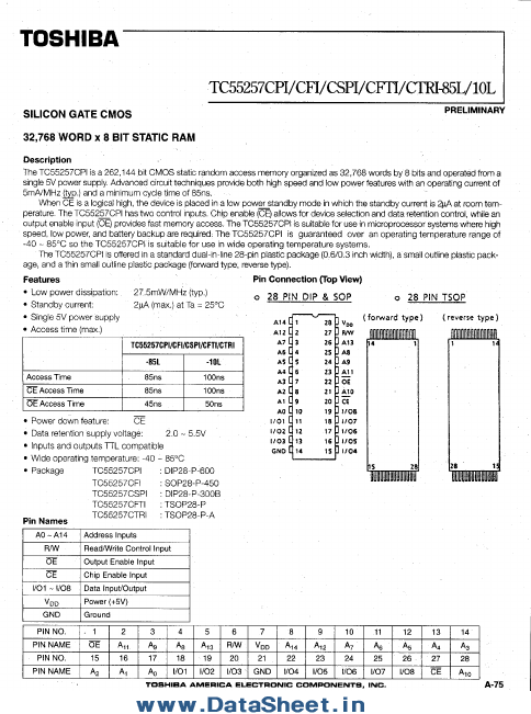 TC55257CFTI