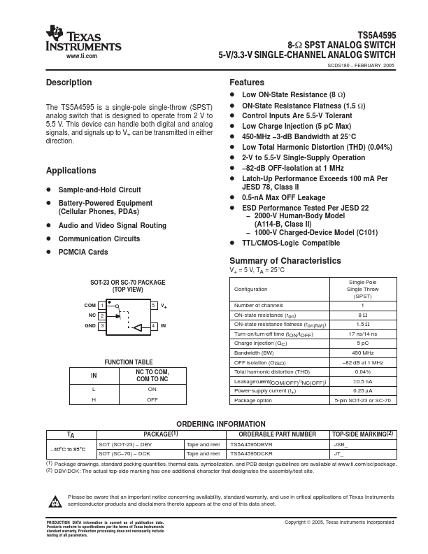 TS5A4595